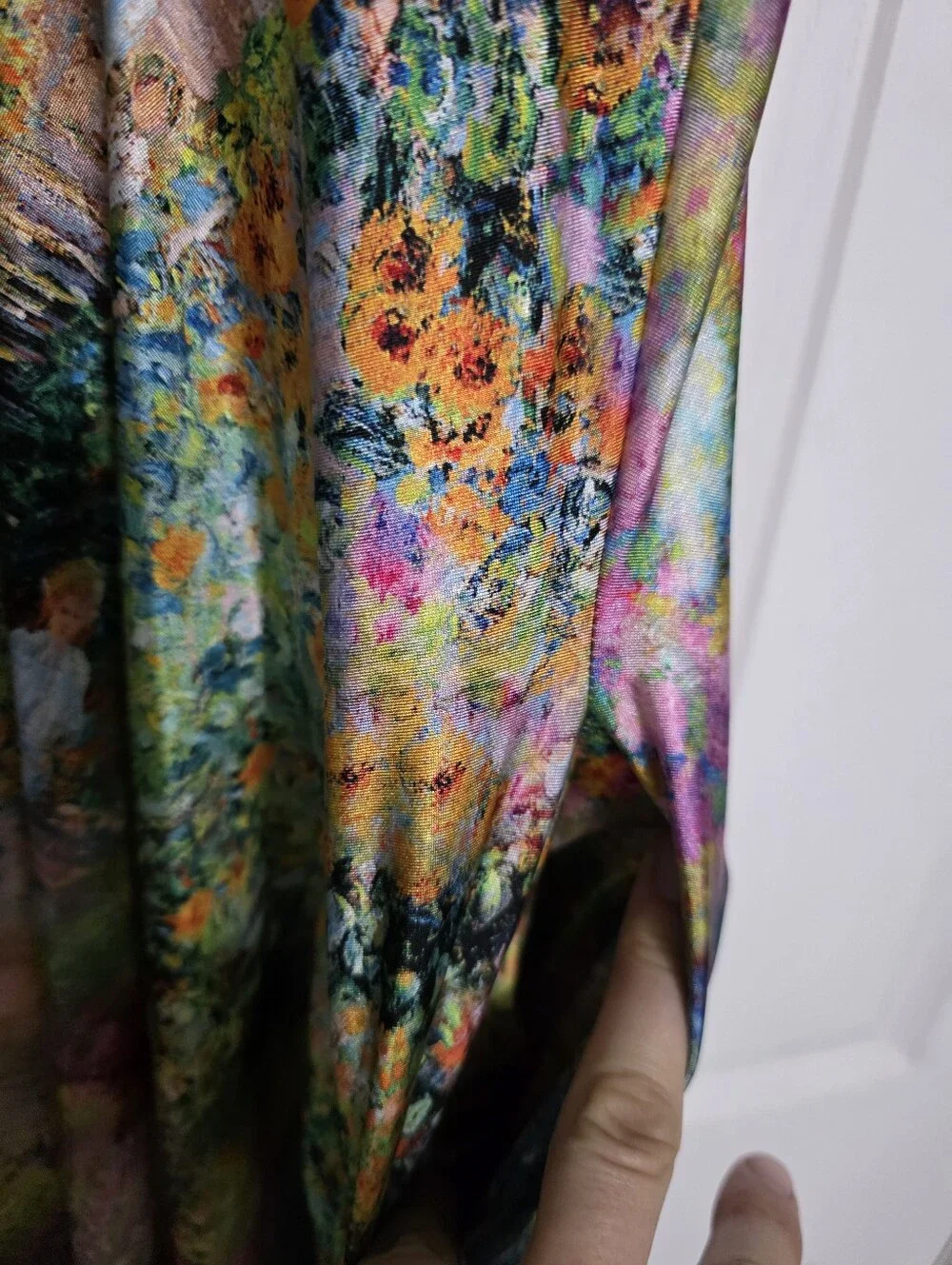 BlackMilk Montage Monet Rio Midi Dress Altered Artsy Cottagecore Y2k - Picture 9 of 11